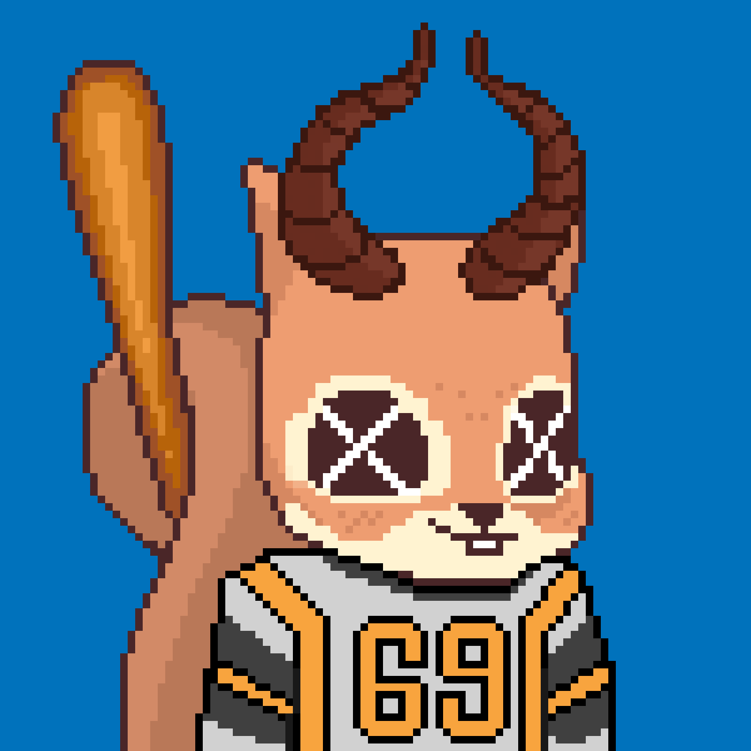 Pixel Squirrels #1663 NFT on Algorand