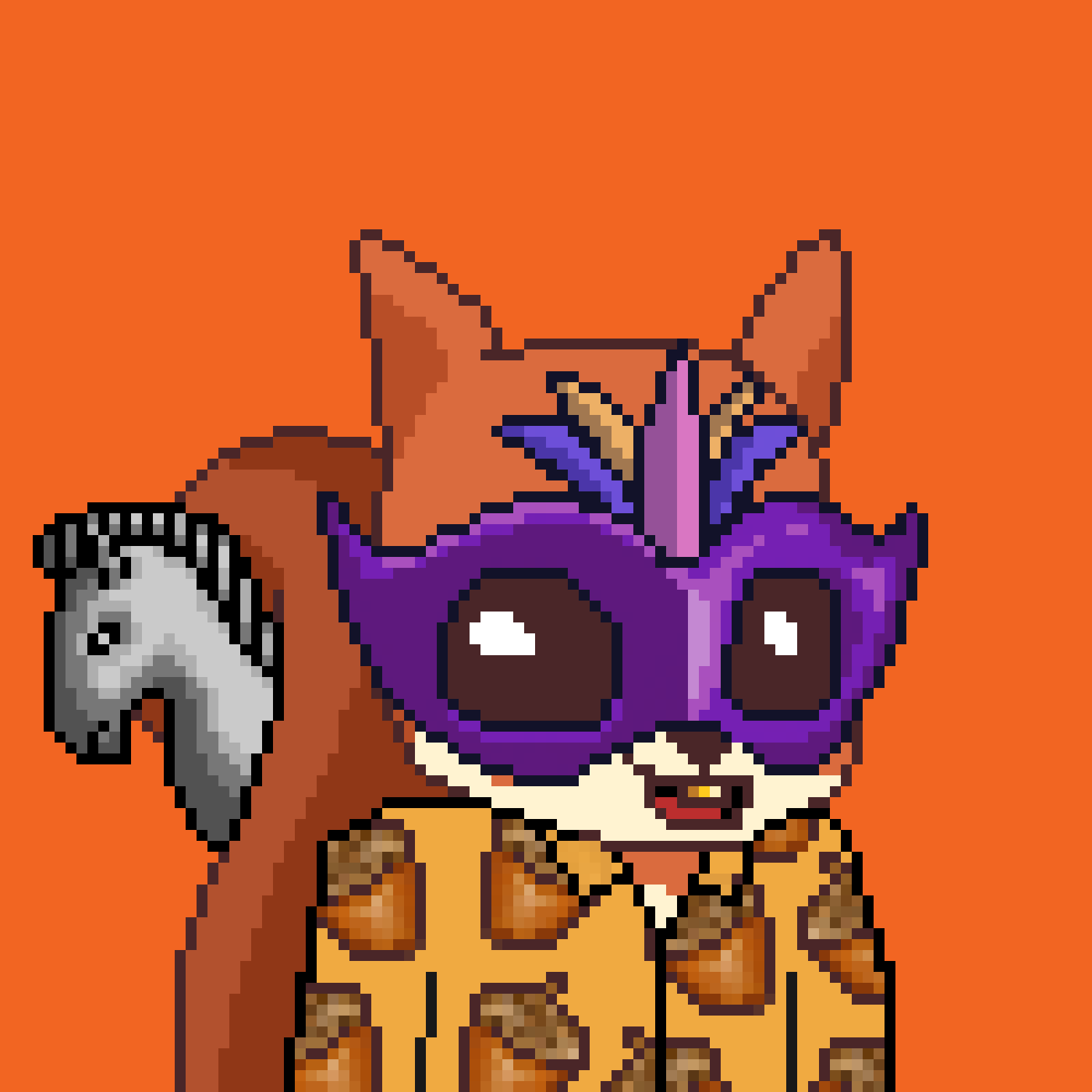 Pixel Squirrels #167 NFT on Algorand