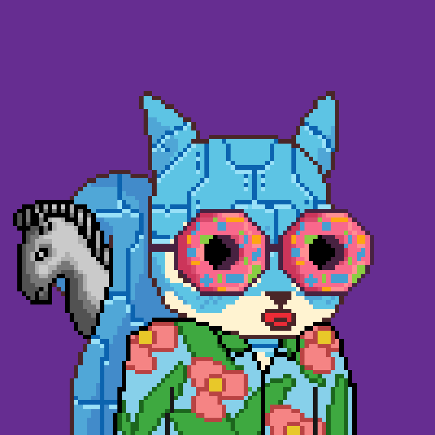 Pixel Squirrels #1673 NFT on Algorand