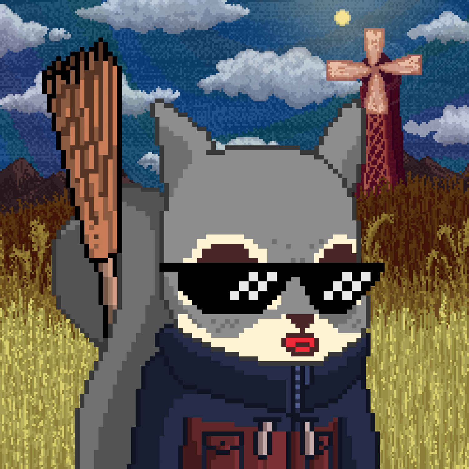 Pixel Squirrels #1688 NFT on Algorand