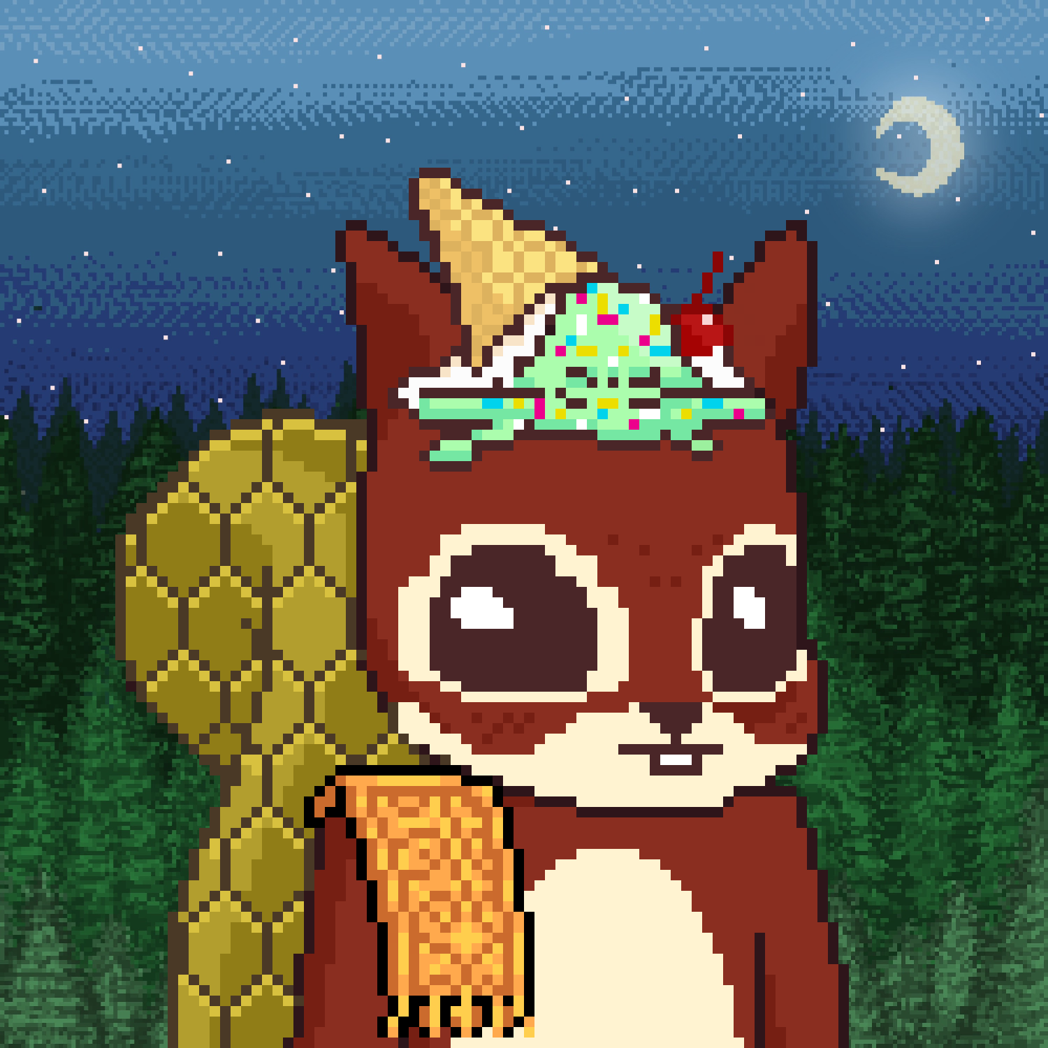 Pixel Squirrels #1694 NFT on Algorand