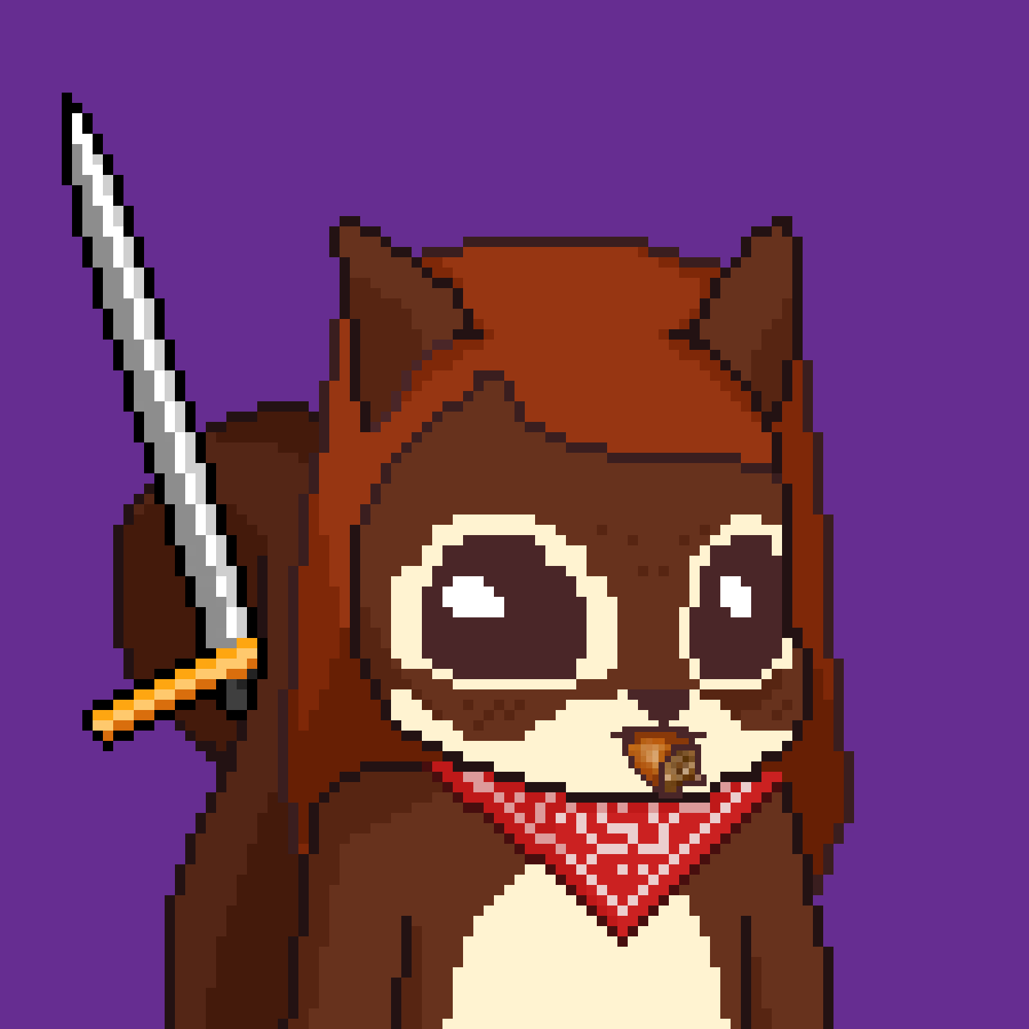 Pixel Squirrels #1710 NFT on Algorand