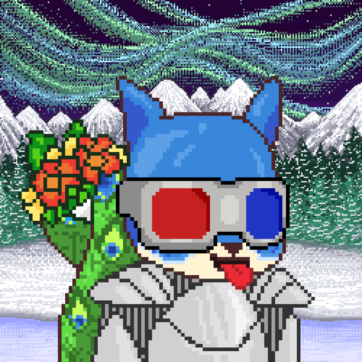 Pixel Squirrels #1733 NFT on Algorand