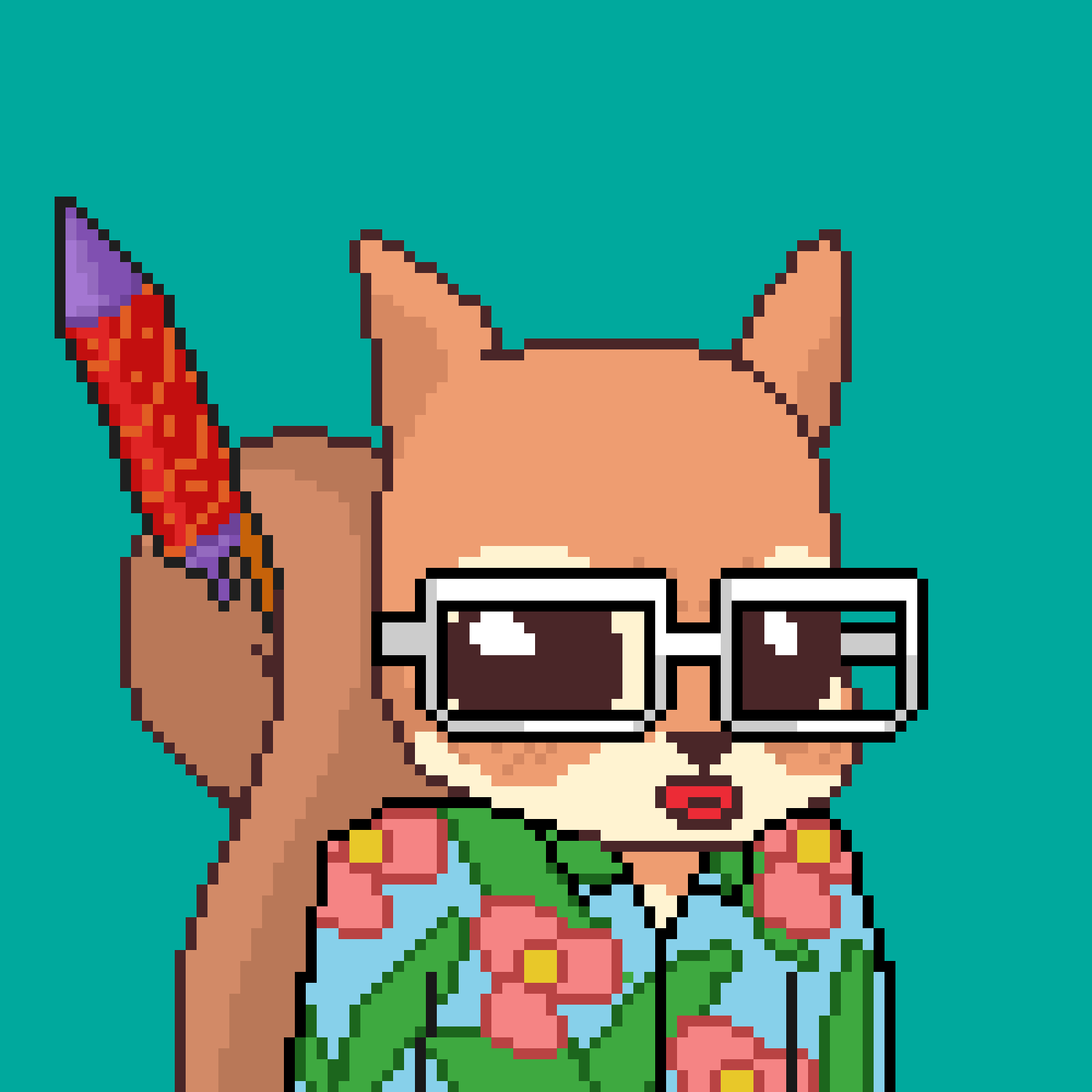 Pixel Squirrels #1741 NFT on Algorand