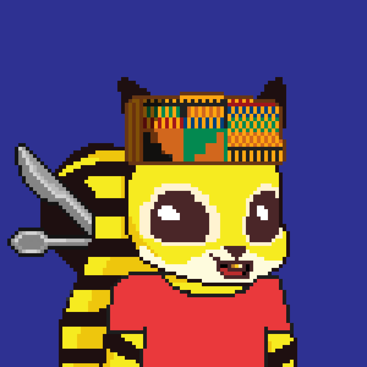 Pixel Squirrels #1748 NFT on Algorand