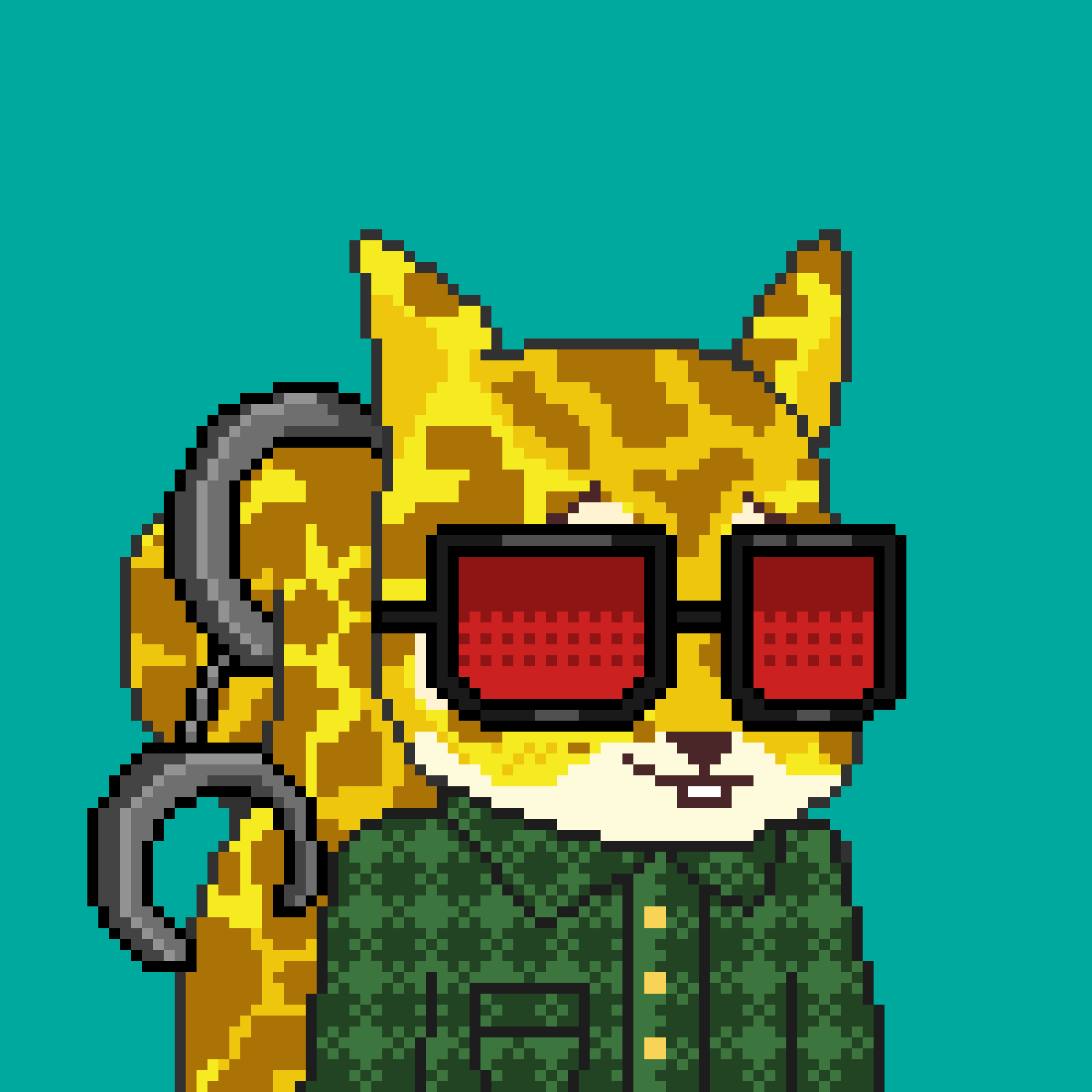 Pixel Squirrels #1749 NFT on Algorand