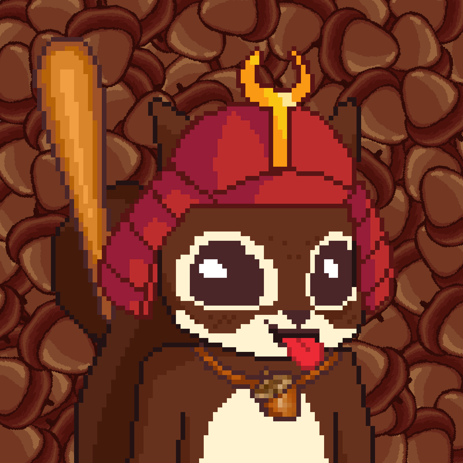 Pixel Squirrels #1757 NFT on Algorand