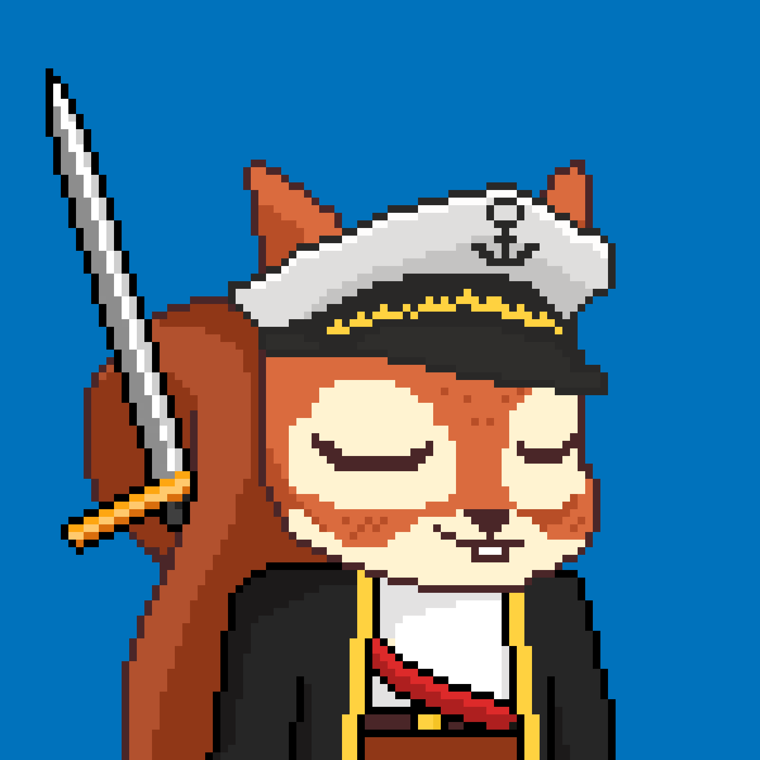 Pixel Squirrels #1858 NFT on Algorand