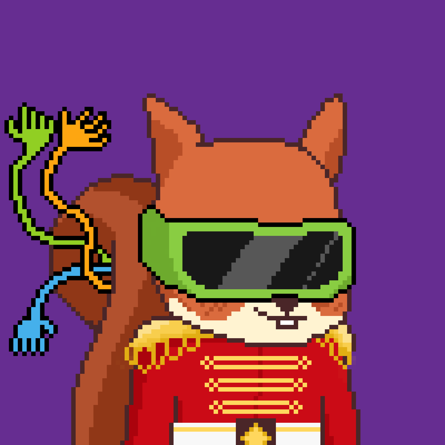 Pixel Squirrels #1871 NFT on Algorand