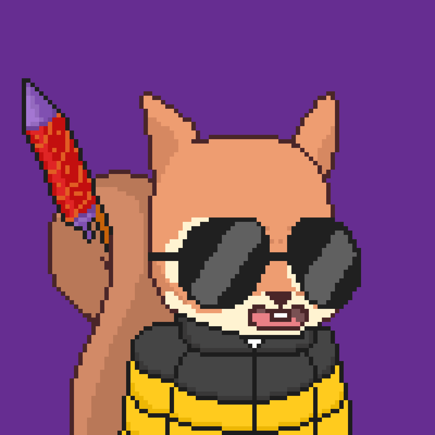 Pixel Squirrels #1874 NFT on Algorand