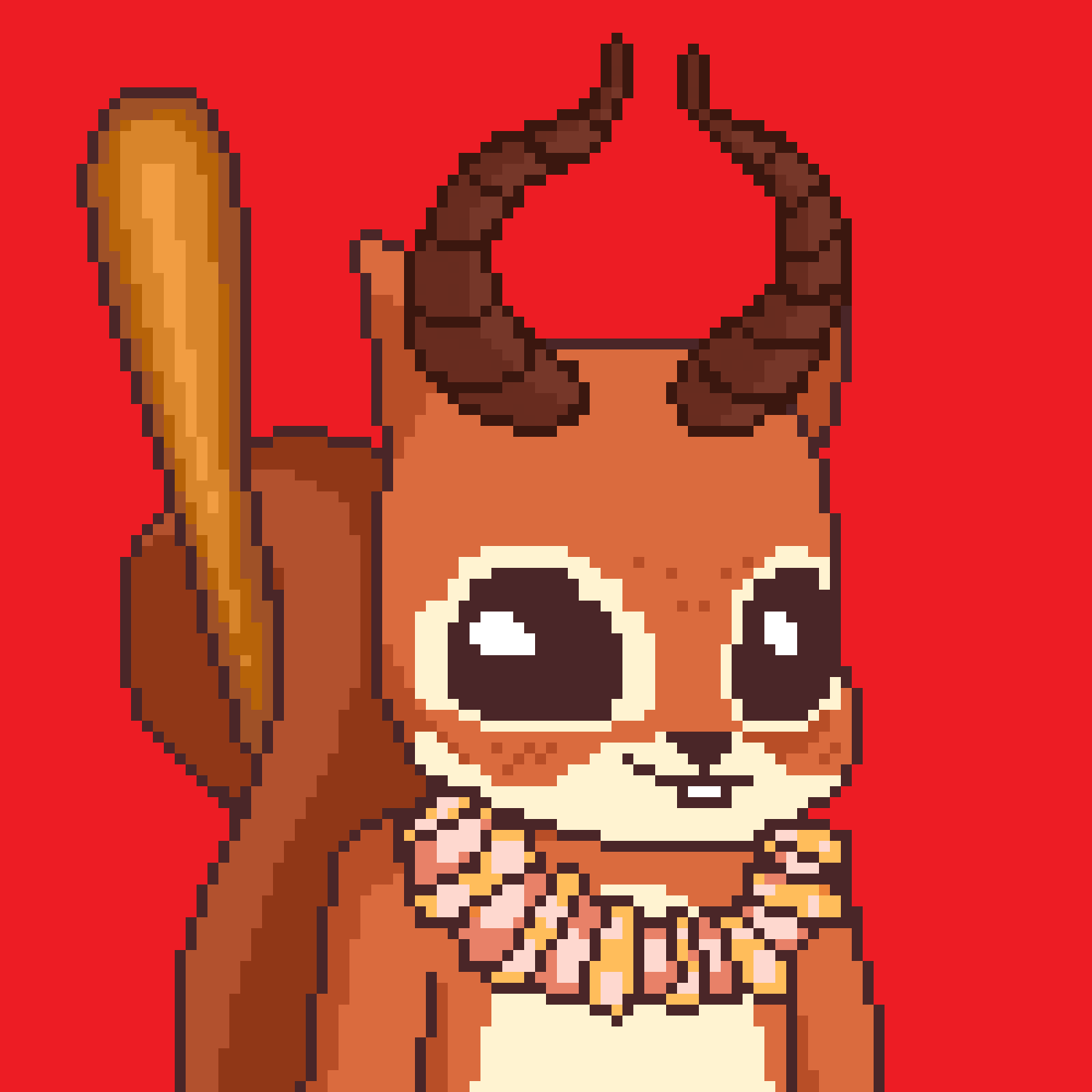 Pixel Squirrels #1883 NFT on Algorand