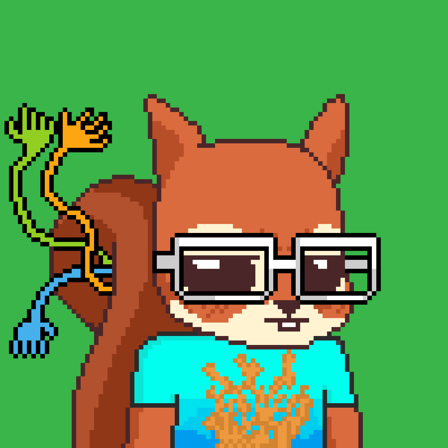 Pixel Squirrels #1888 NFT on Algorand