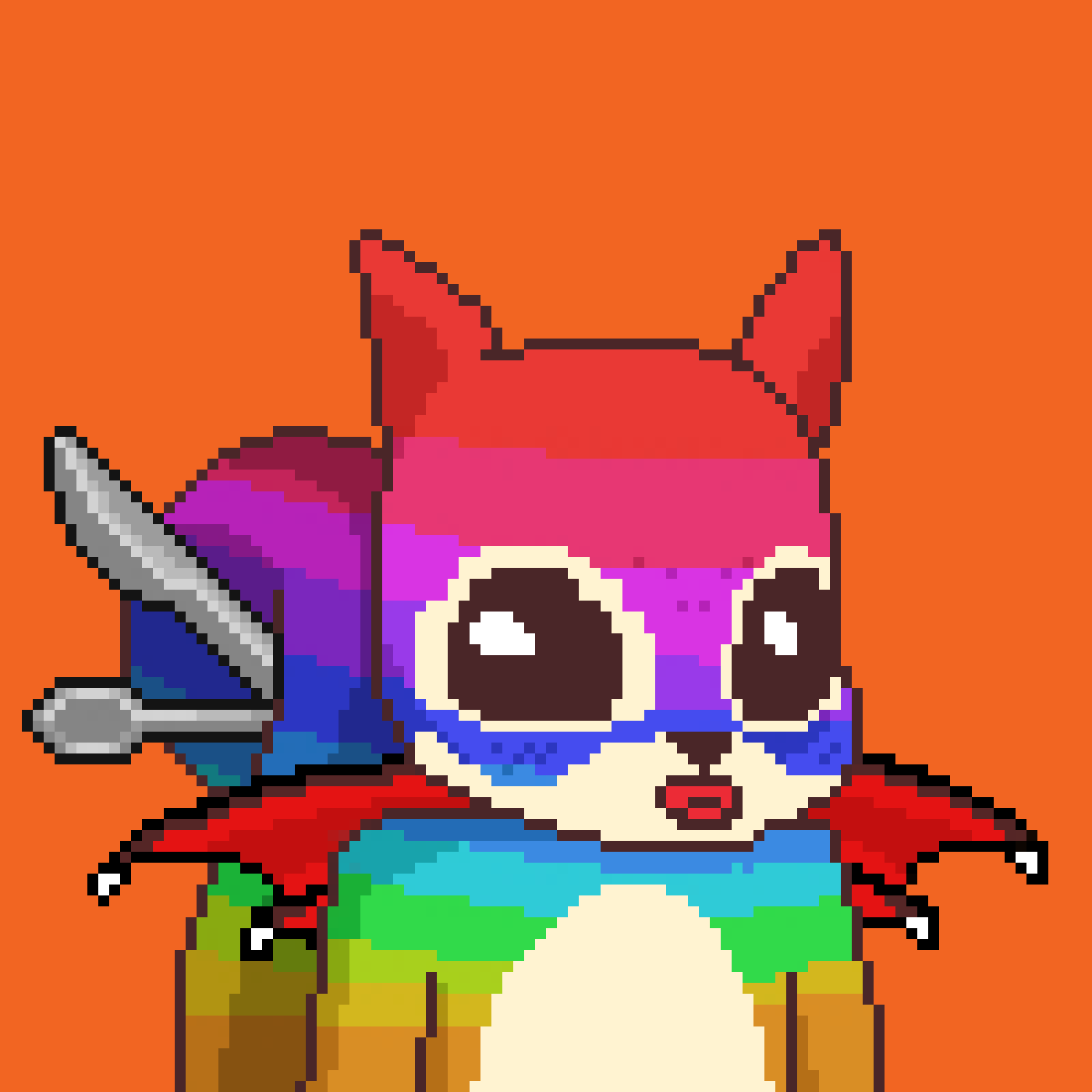 Pixel Squirrels #1912 NFT on Algorand