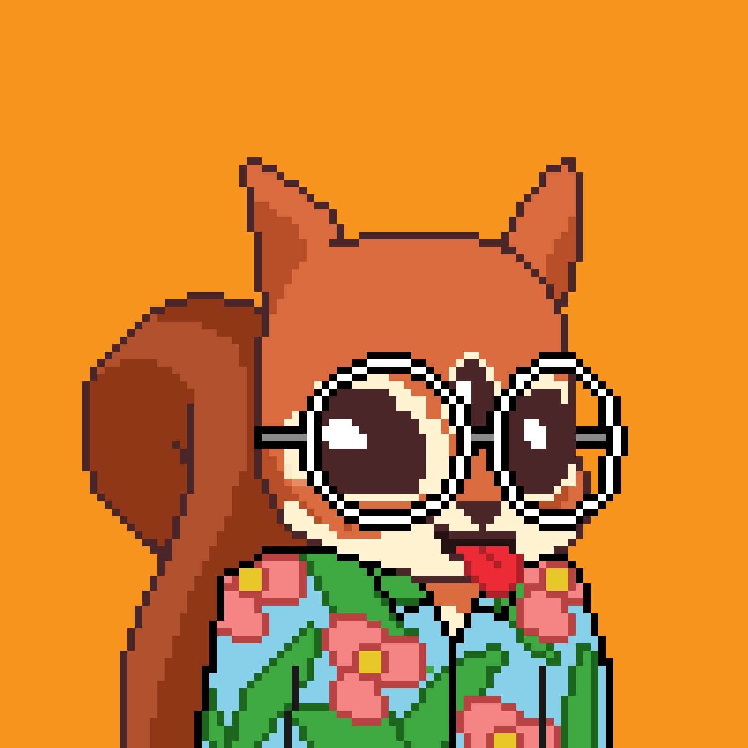 Pixel Squirrels #1915 NFT on Algorand