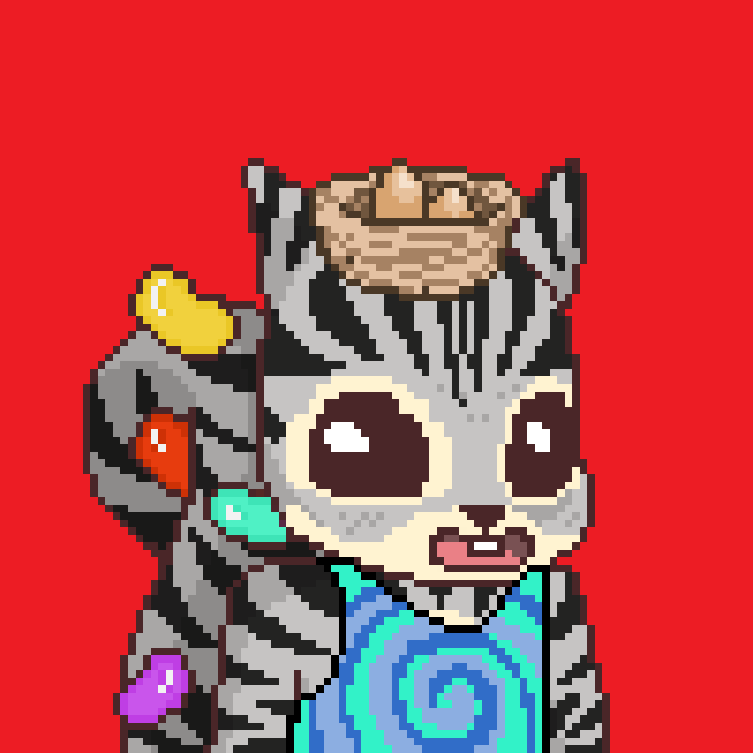 Pixel Squirrels #1958 NFT on Algorand
