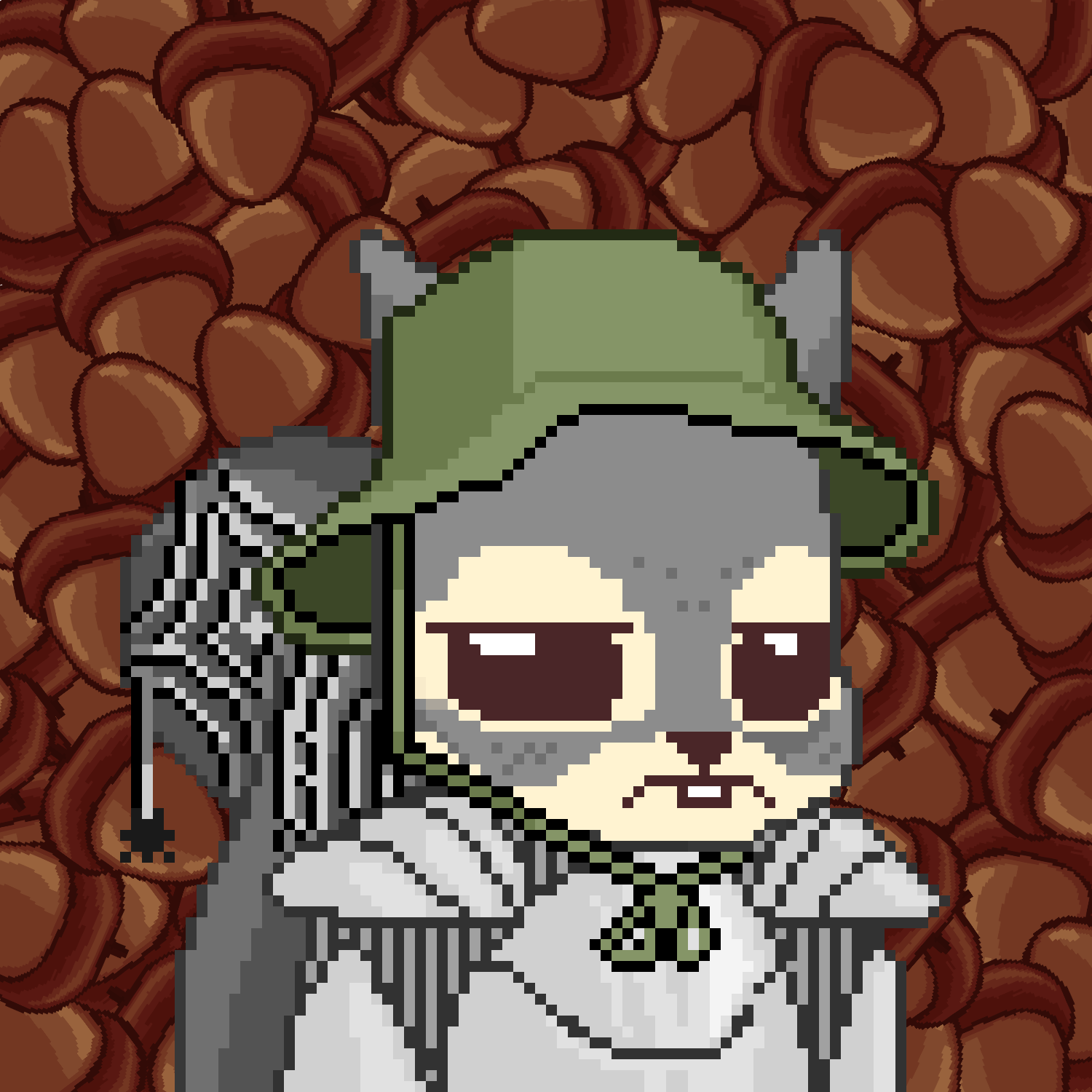 Pixel Squirrels #1968 NFT on Algorand