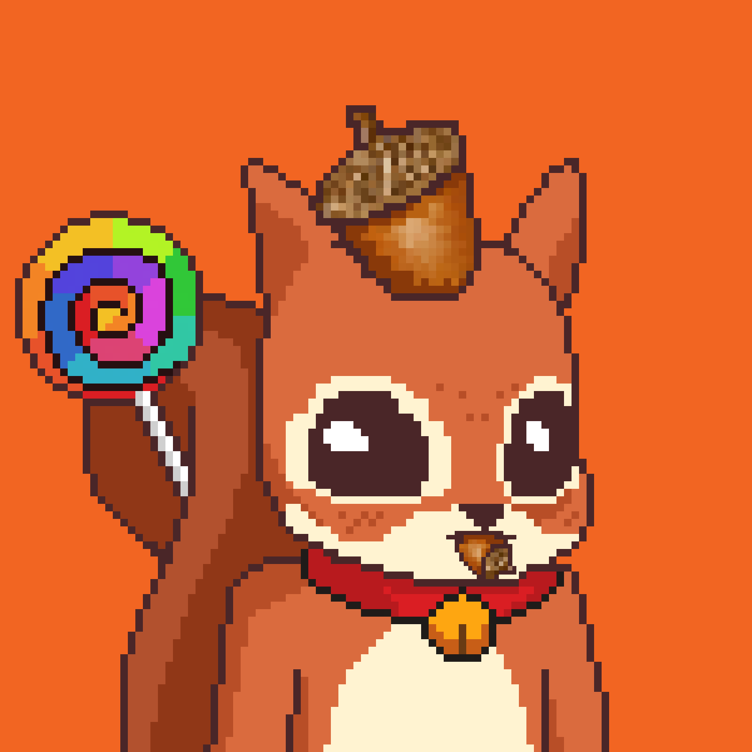 Pixel Squirrels #1974 NFT on Algorand