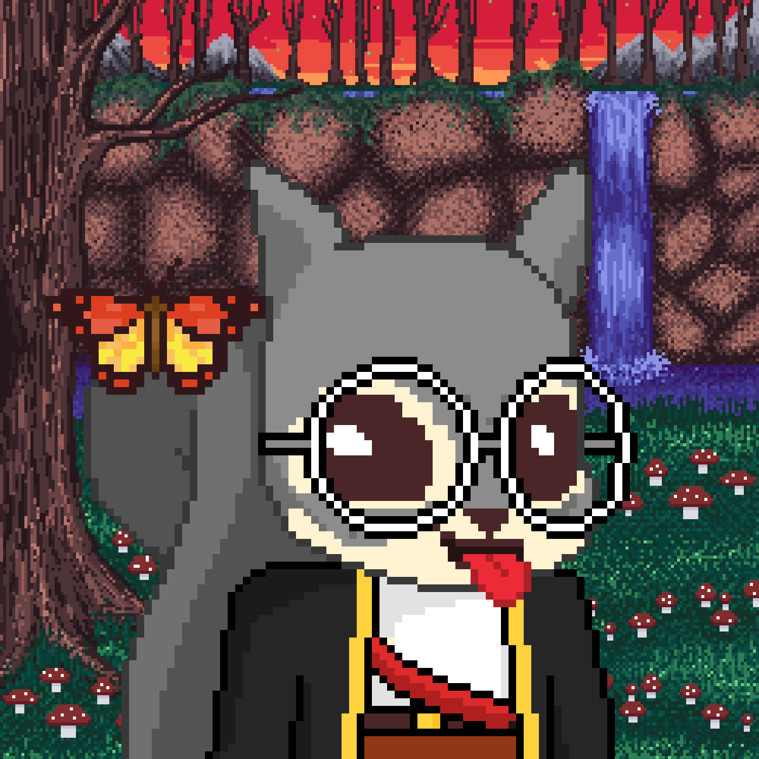 Pixel Squirrels #1989 NFT on Algorand