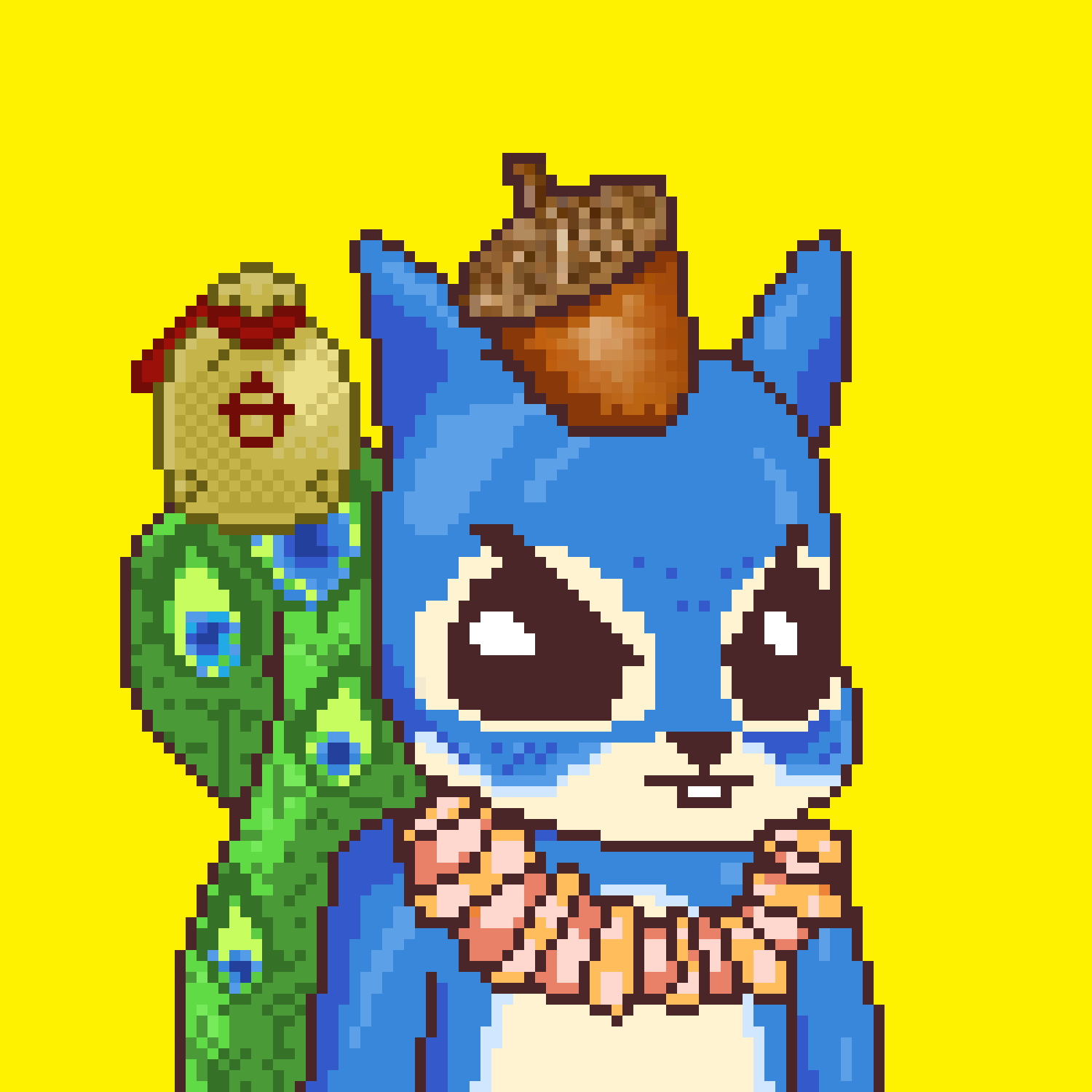 Pixel Squirrels #2000 NFT on Algorand