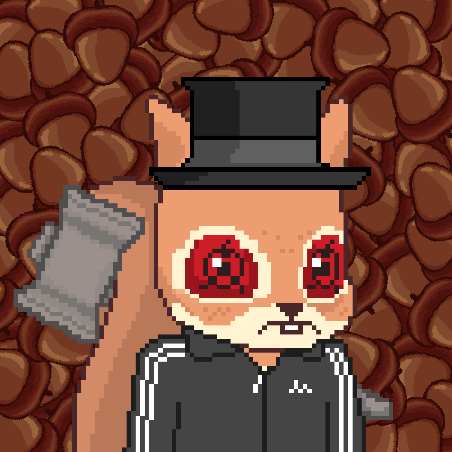 Pixel Squirrels #201 NFT on Algorand