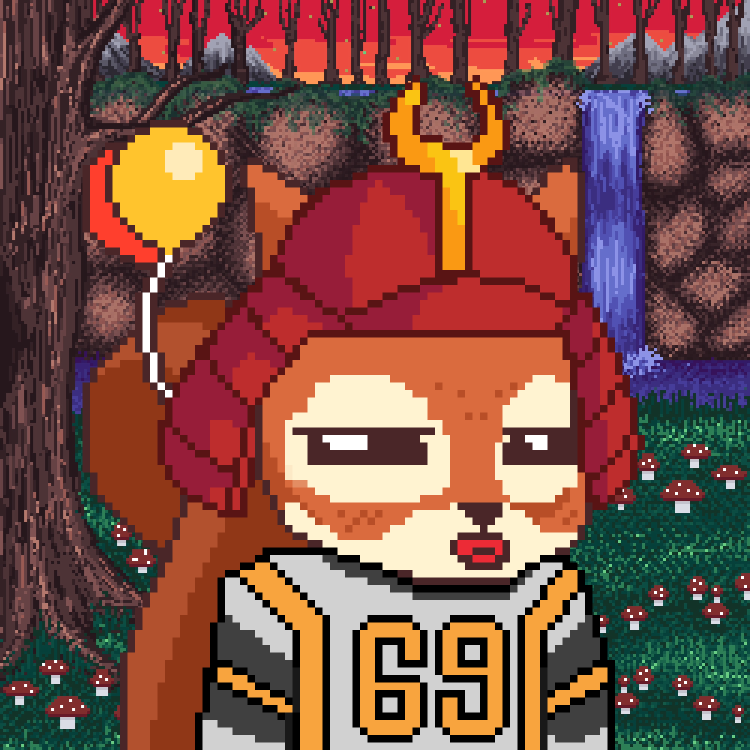 Pixel Squirrels #2028 NFT on Algorand