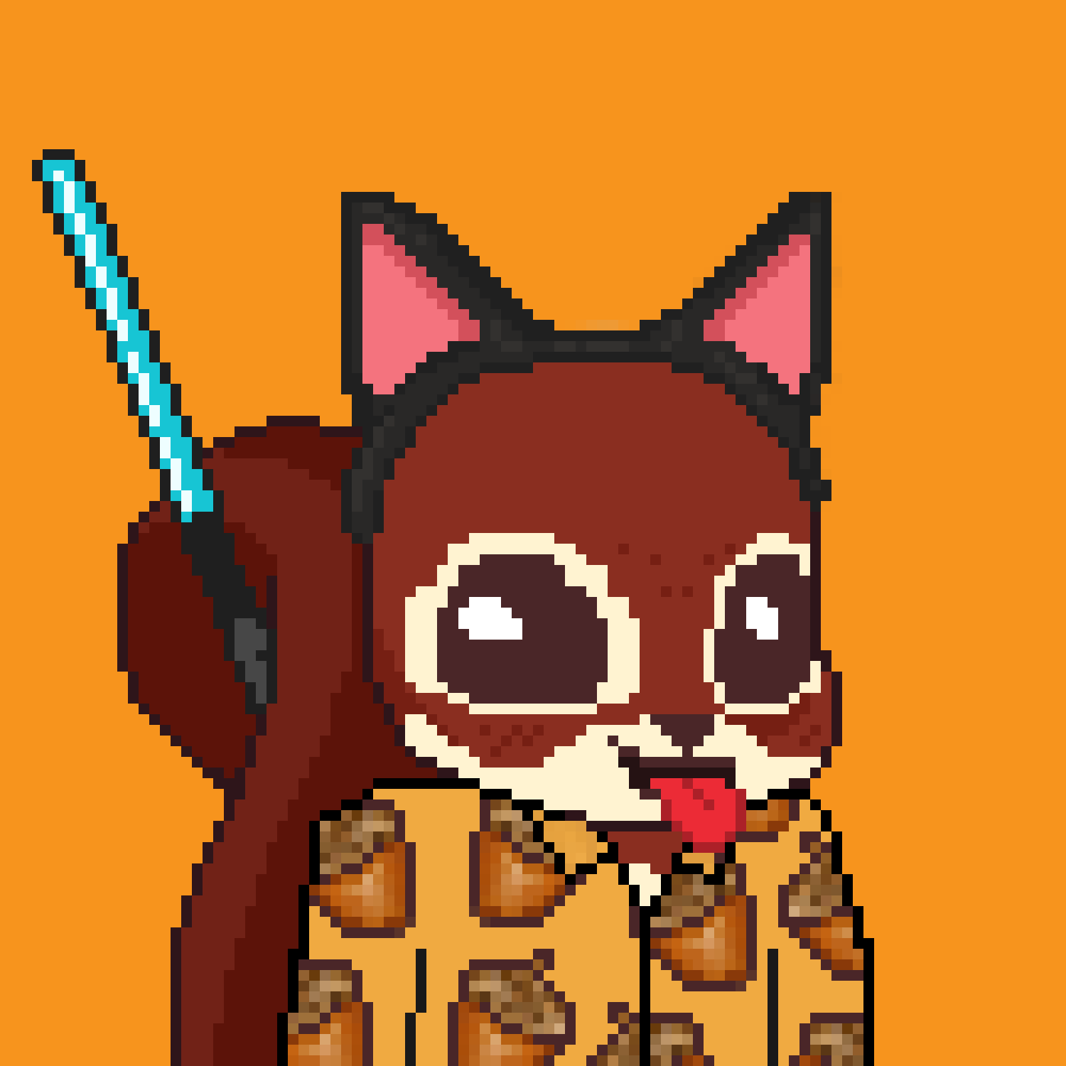 Pixel Squirrels #2030 NFT on Algorand