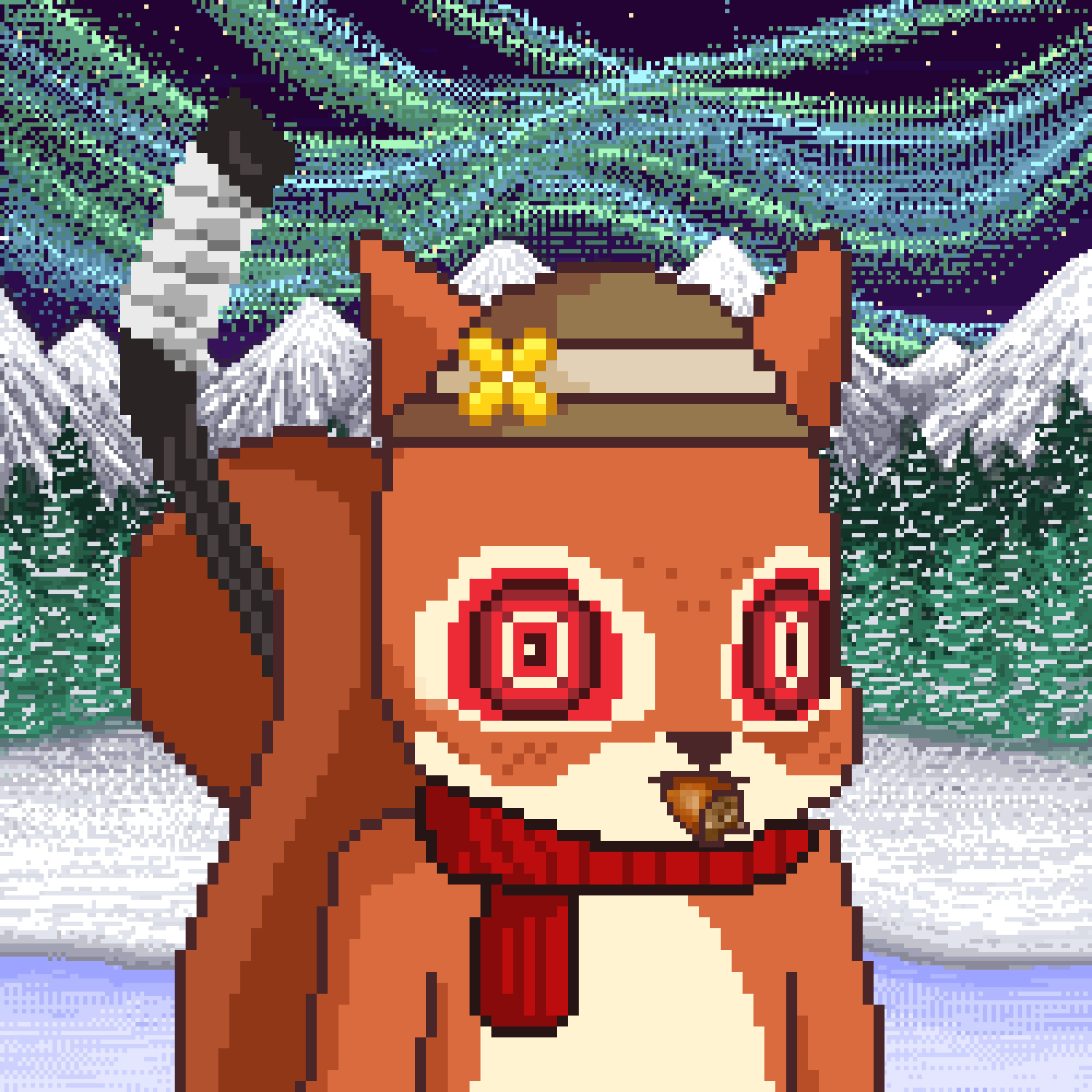 Pixel Squirrels #2044 NFT on Algorand