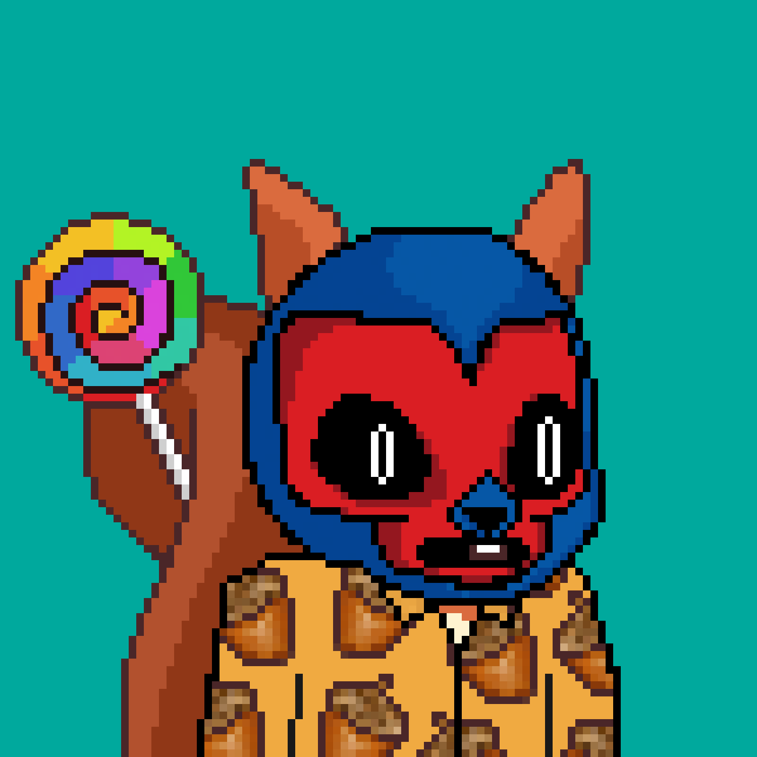 Pixel Squirrels #2053 NFT on Algorand