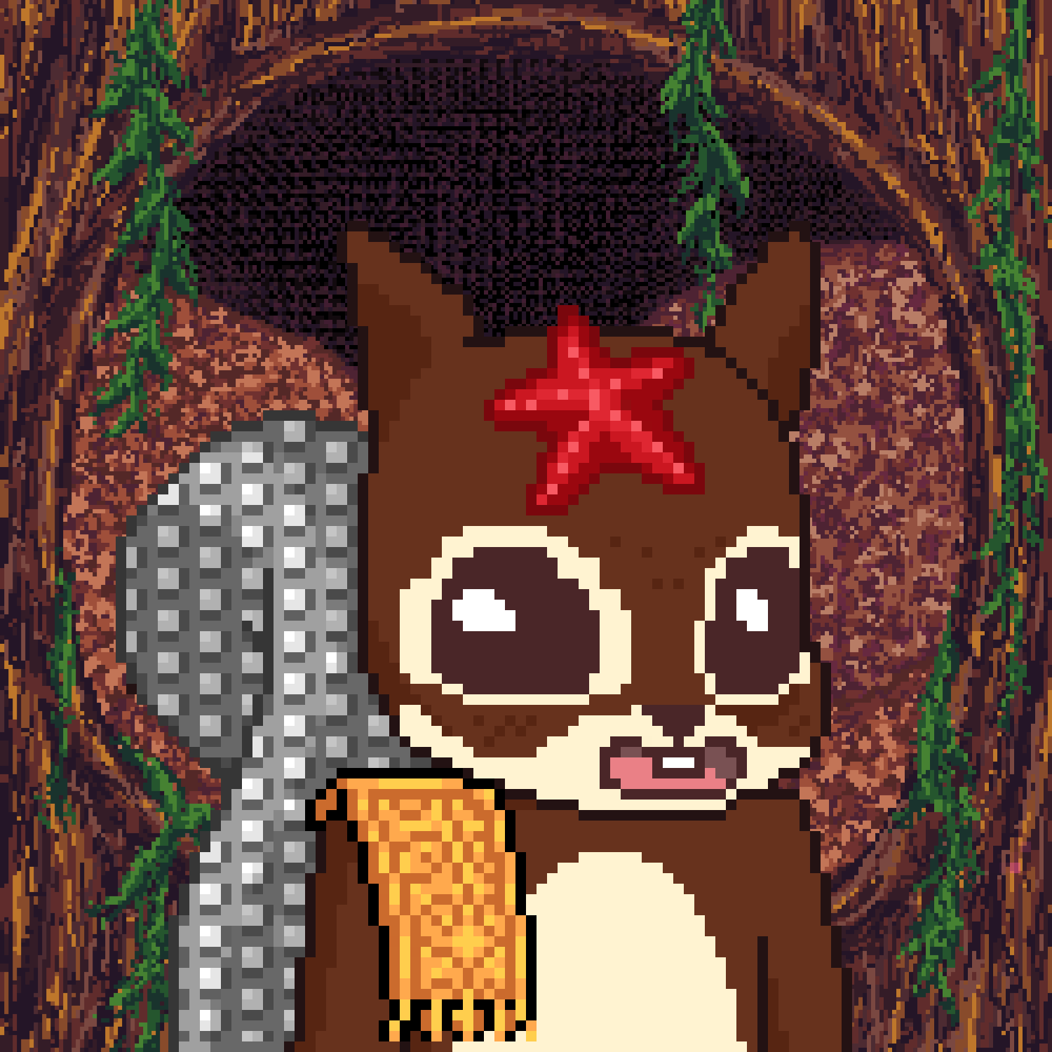 Pixel Squirrels #2055 NFT on Algorand