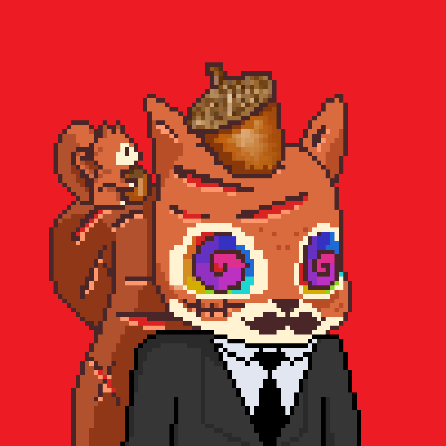 Pixel Squirrels #207 NFT on Algorand