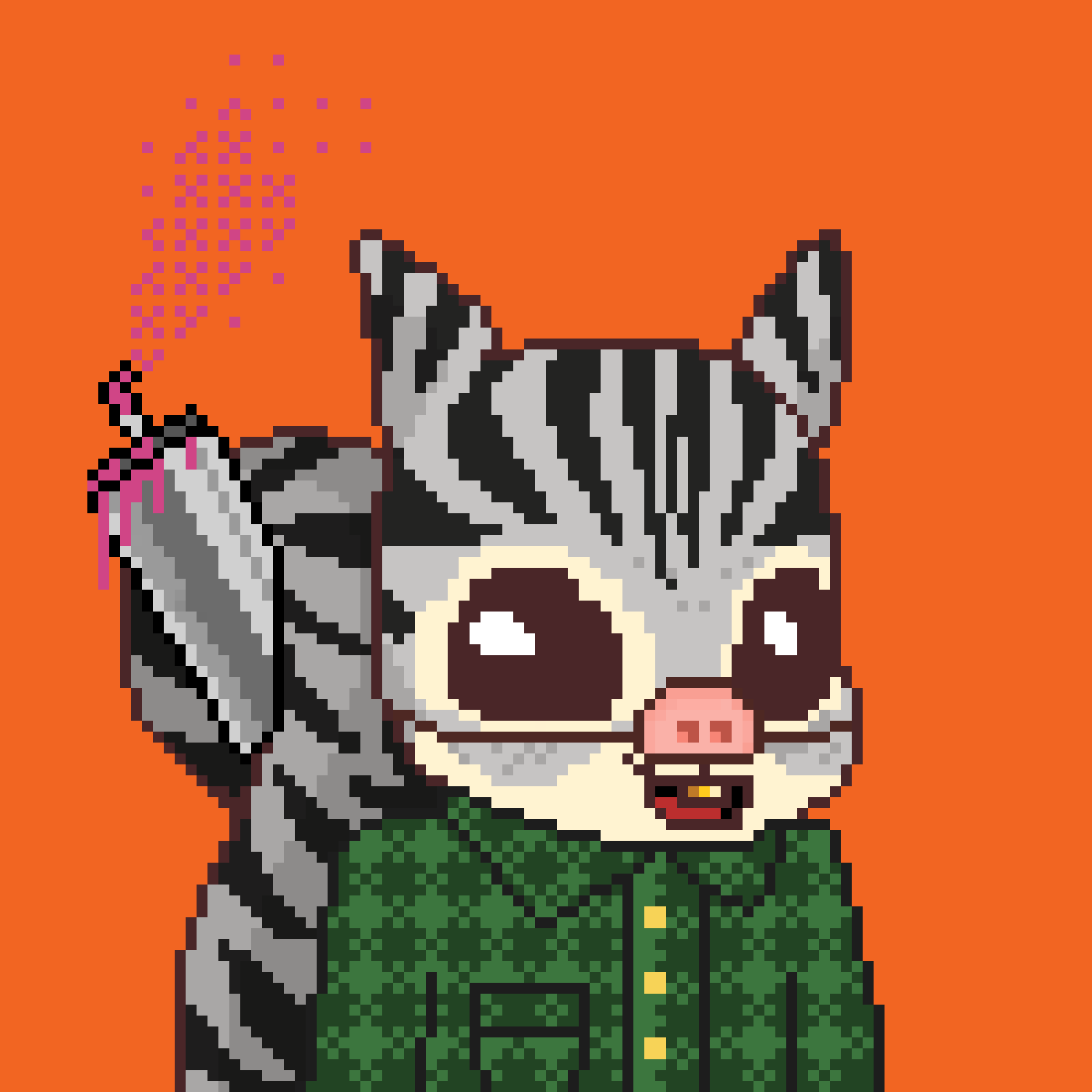 Pixel Squirrels #208 NFT on Algorand