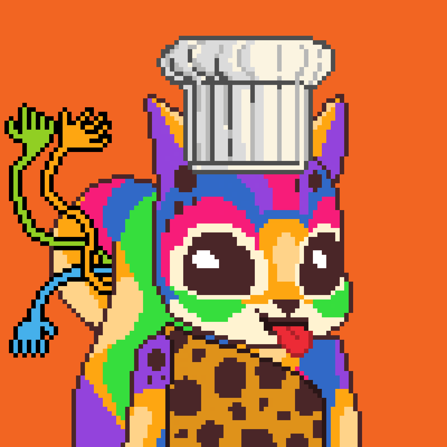 Pixel Squirrels #2080 NFT on Algorand