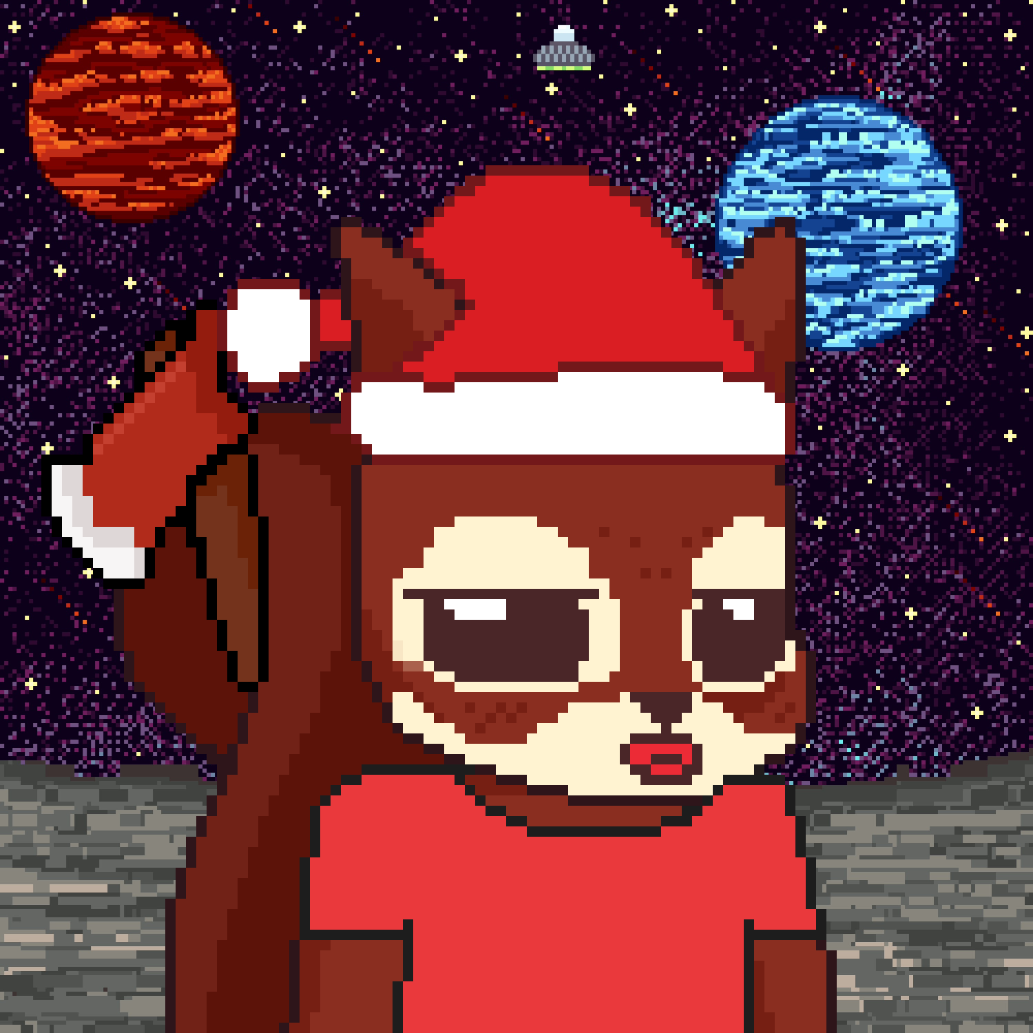 Pixel Squirrels #2082 NFT on Algorand