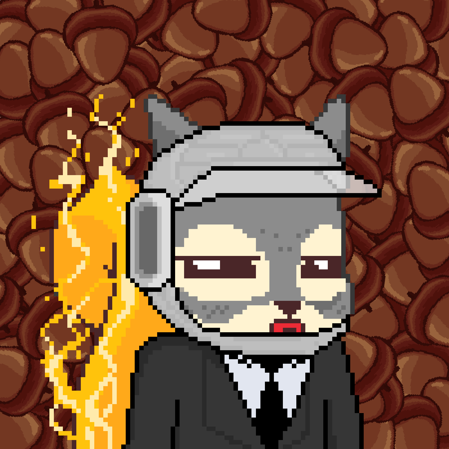Pixel Squirrels #209 NFT on Algorand