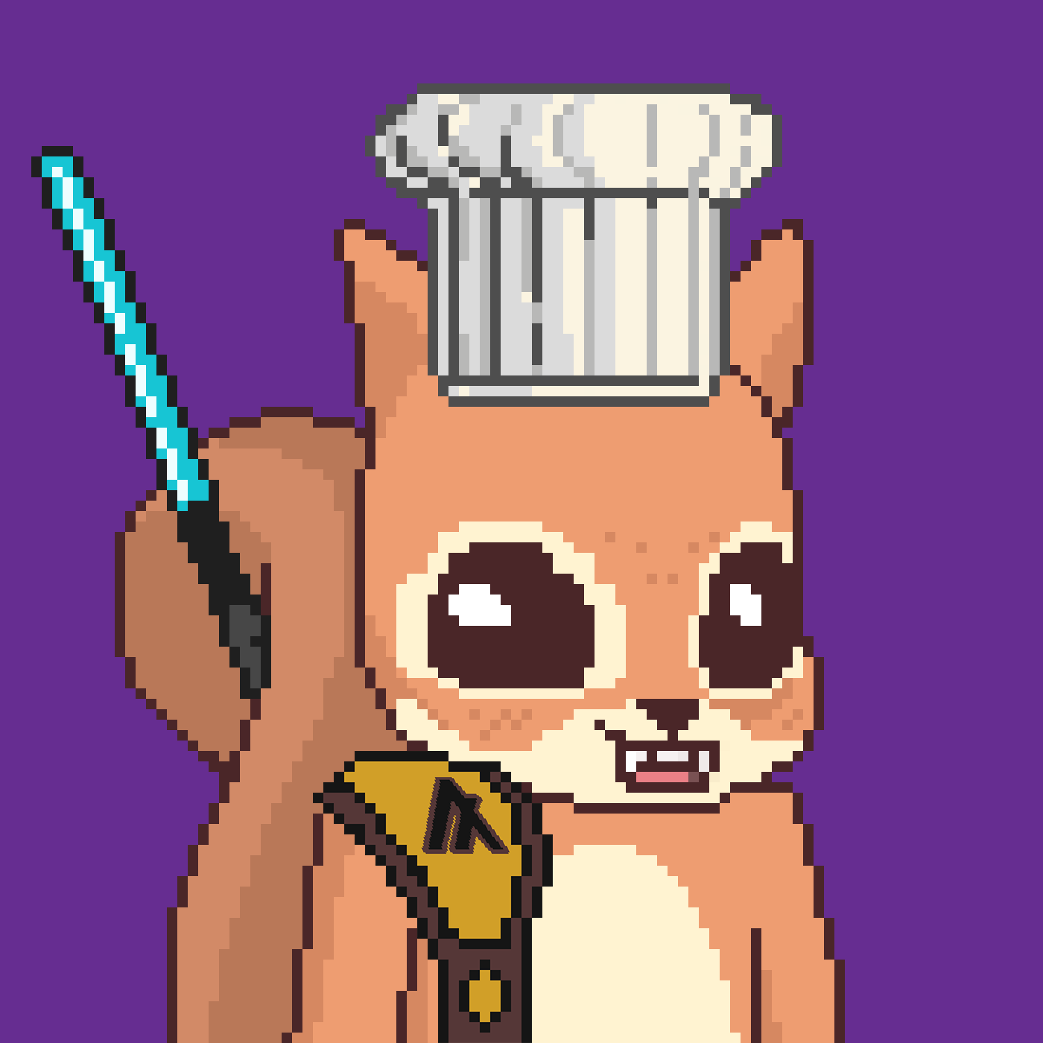 Pixel Squirrels #2096 NFT on Algorand