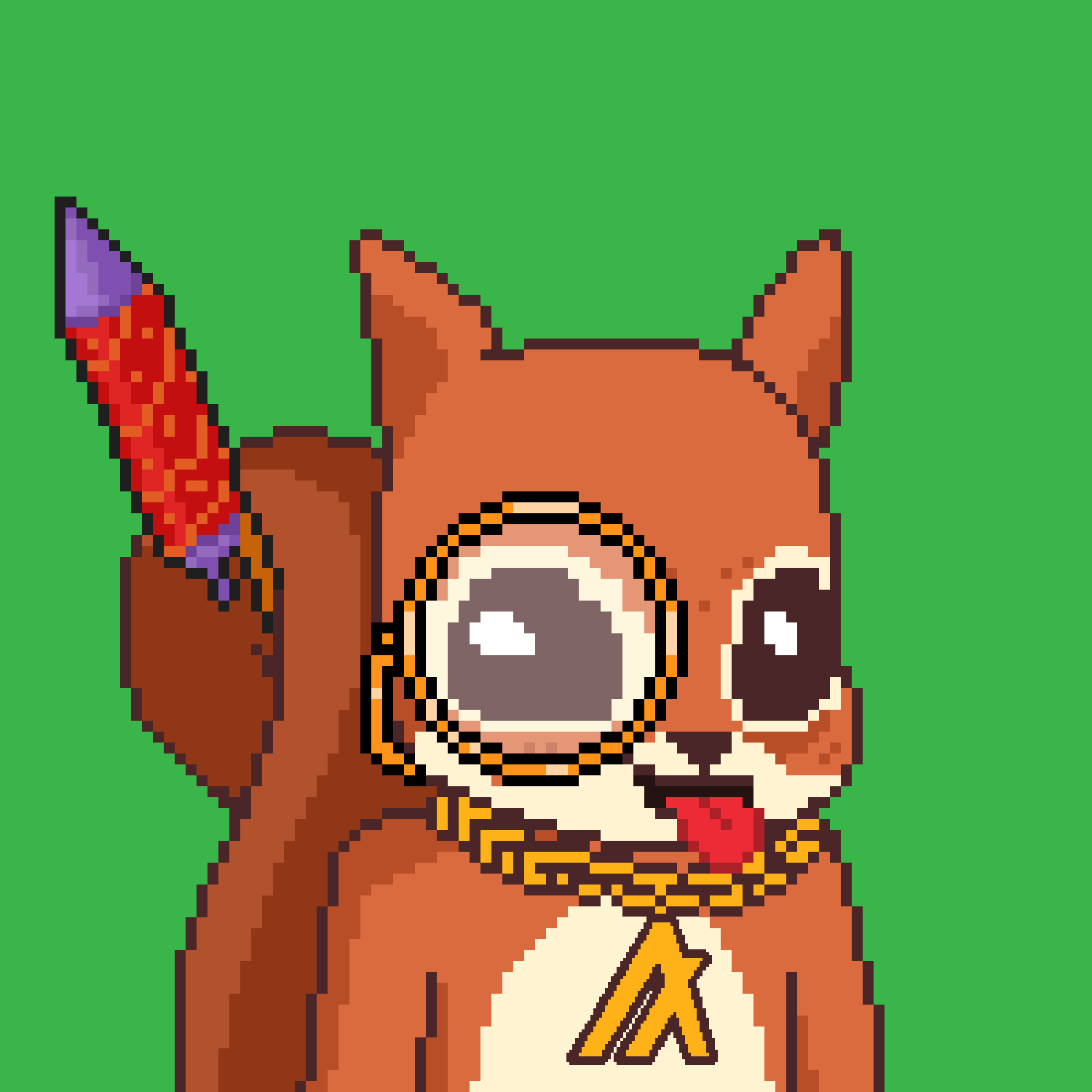 Pixel Squirrels #210 NFT on Algorand