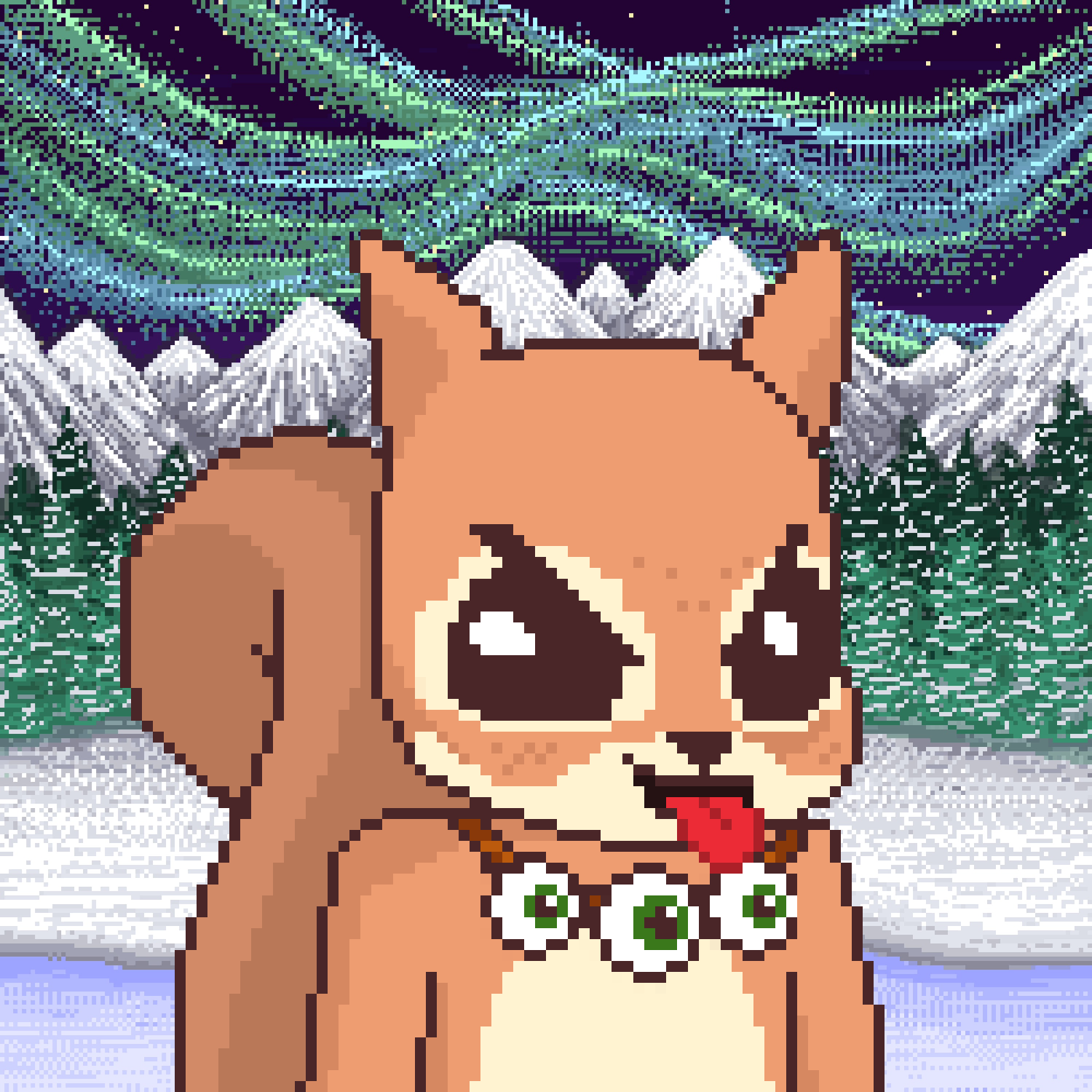 Pixel Squirrels #2128 NFT on Algorand