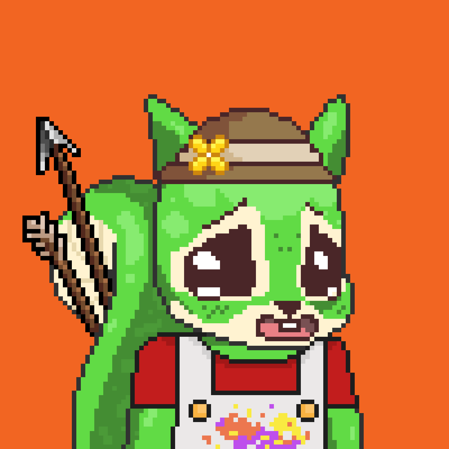 Pixel Squirrels #2153 NFT on Algorand