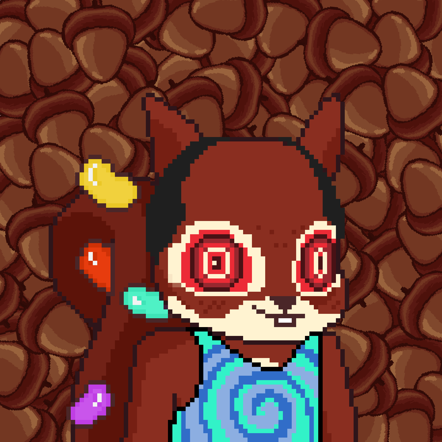 Pixel Squirrels #2154 NFT on Algorand