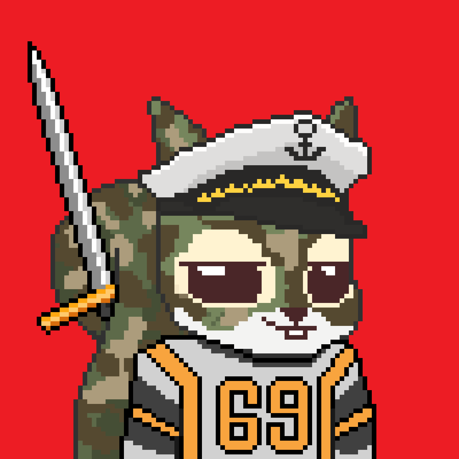 Pixel Squirrels #2172 NFT on Algorand