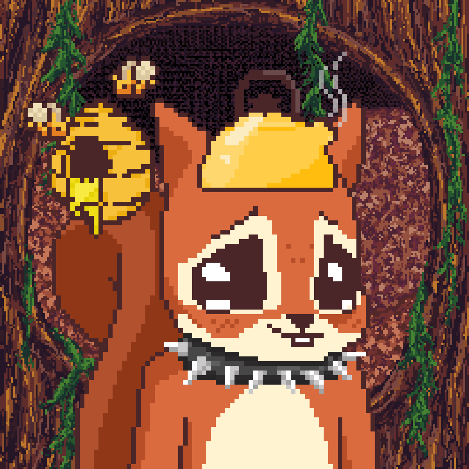 Pixel Squirrels #2182 NFT on Algorand