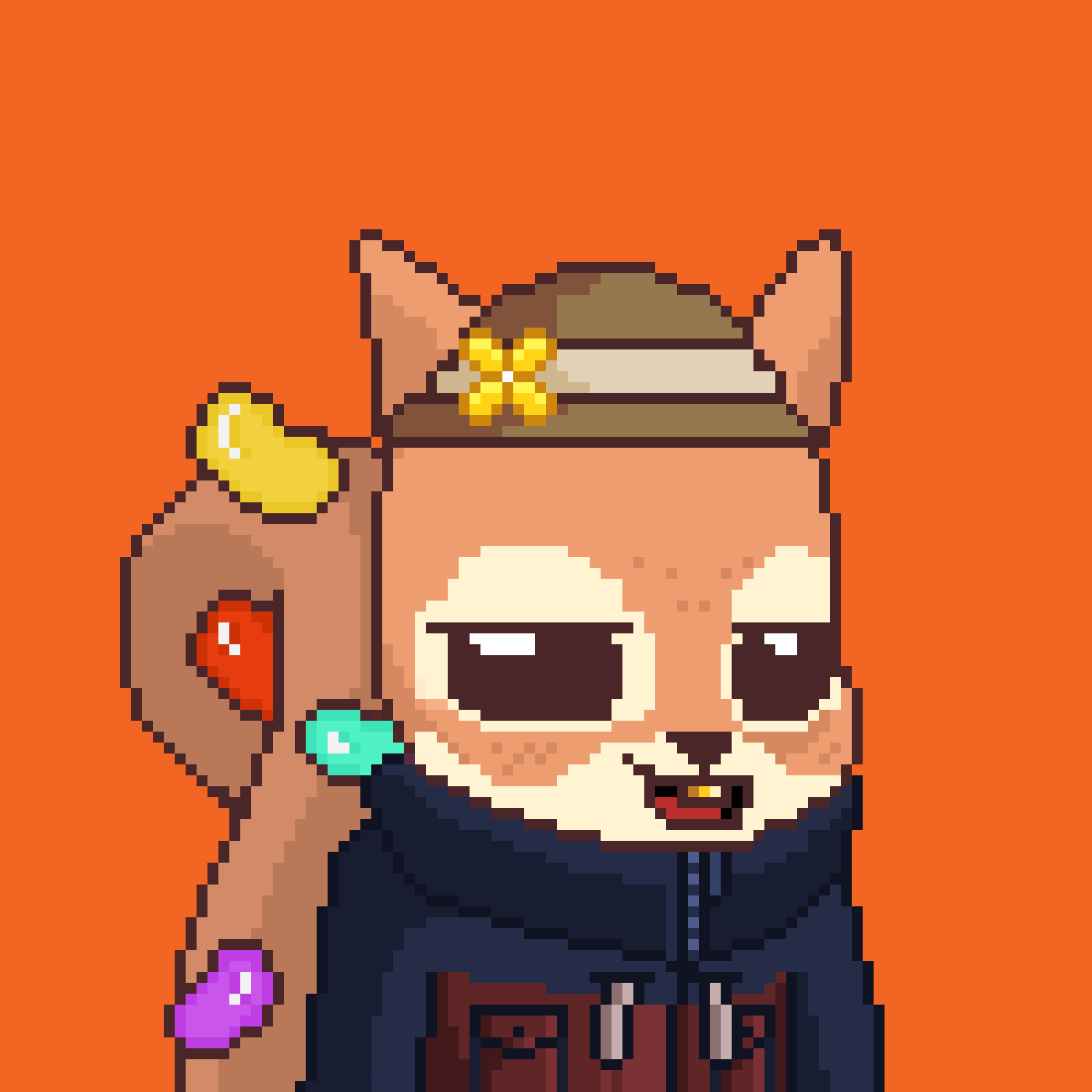 Pixel Squirrels #2195 NFT on Algorand