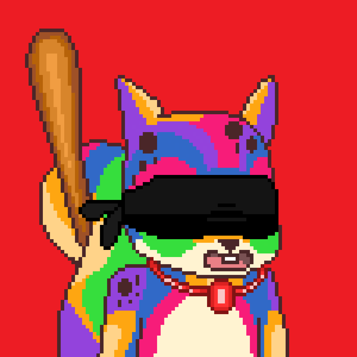 Pixel Squirrels #2204 NFT on Algorand