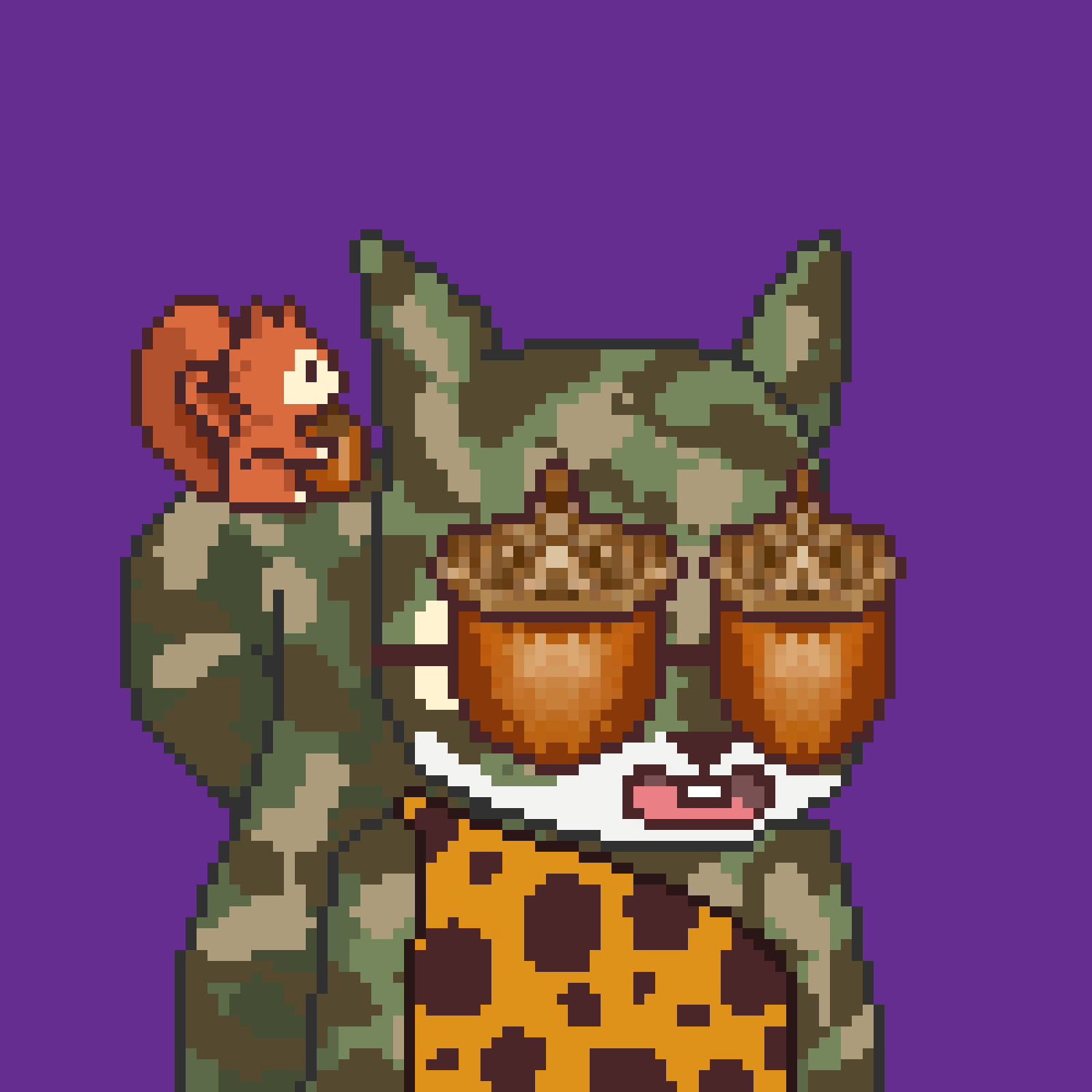 Pixel Squirrels #2215 NFT on Algorand