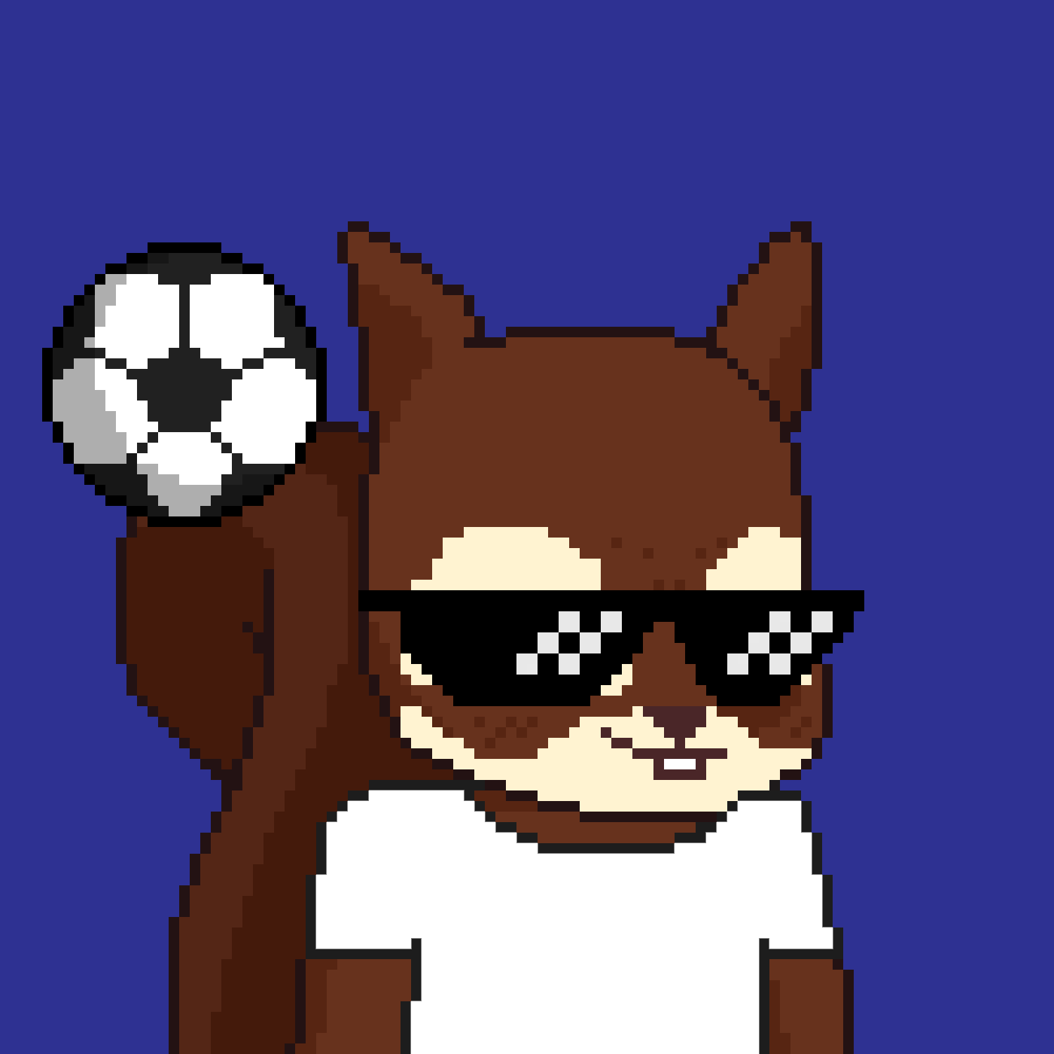 Pixel Squirrels #222 NFT on Algorand