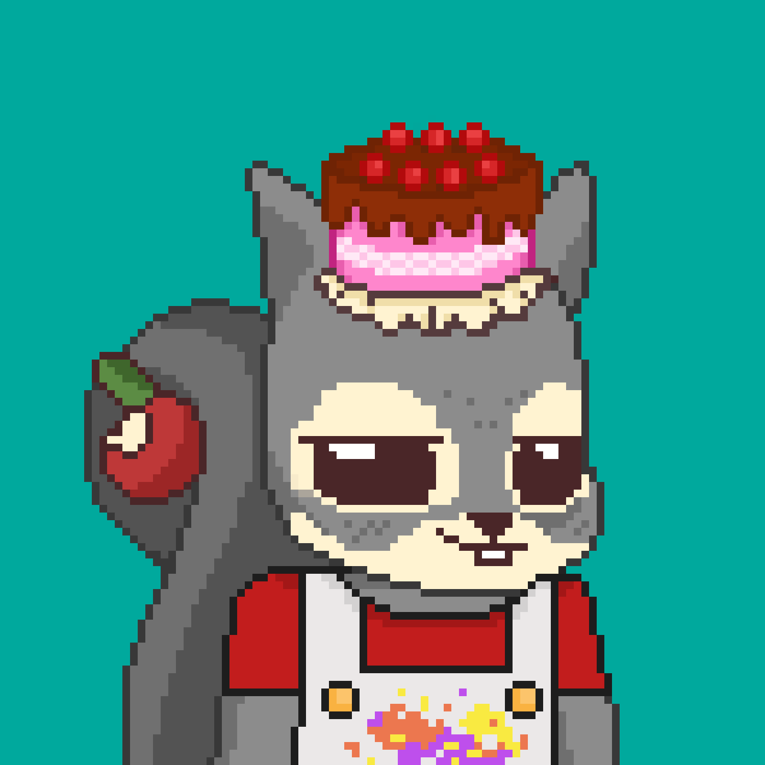 Pixel Squirrels #2222 NFT on Algorand