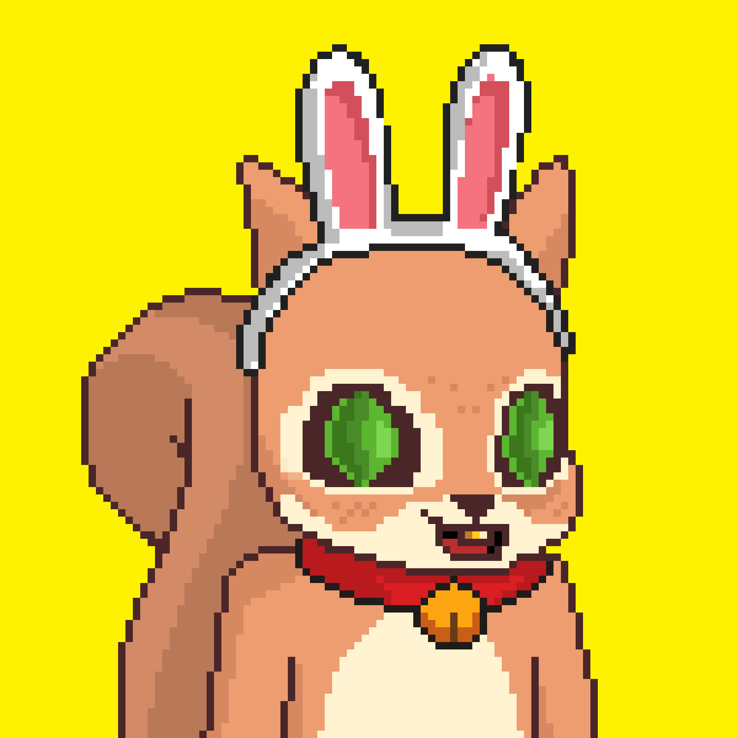 Pixel Squirrels #223 NFT on Algorand