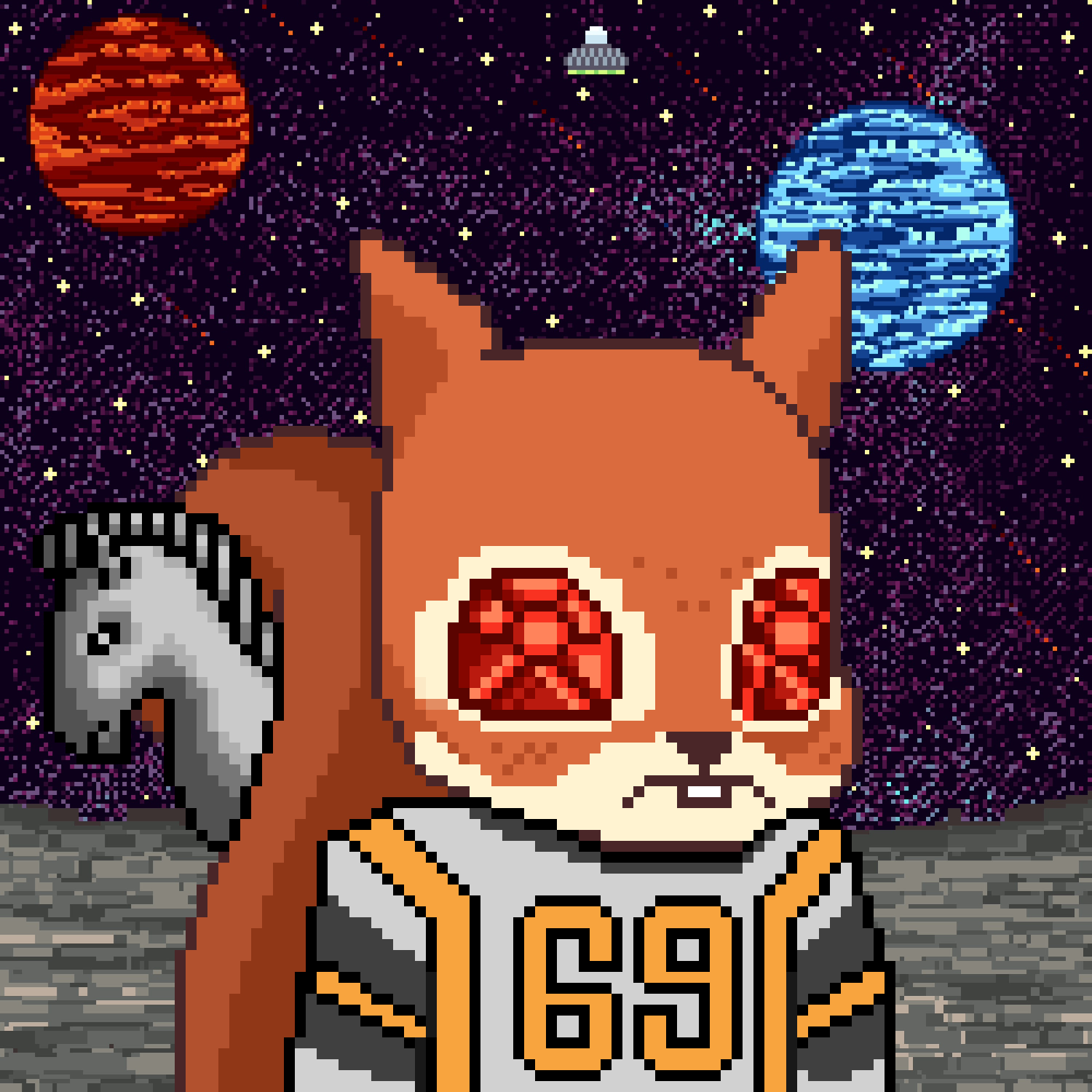 Pixel Squirrels #2236 NFT on Algorand
