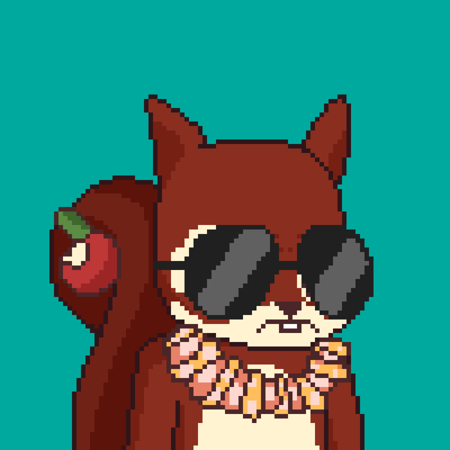 Pixel Squirrels #2246 NFT on Algorand
