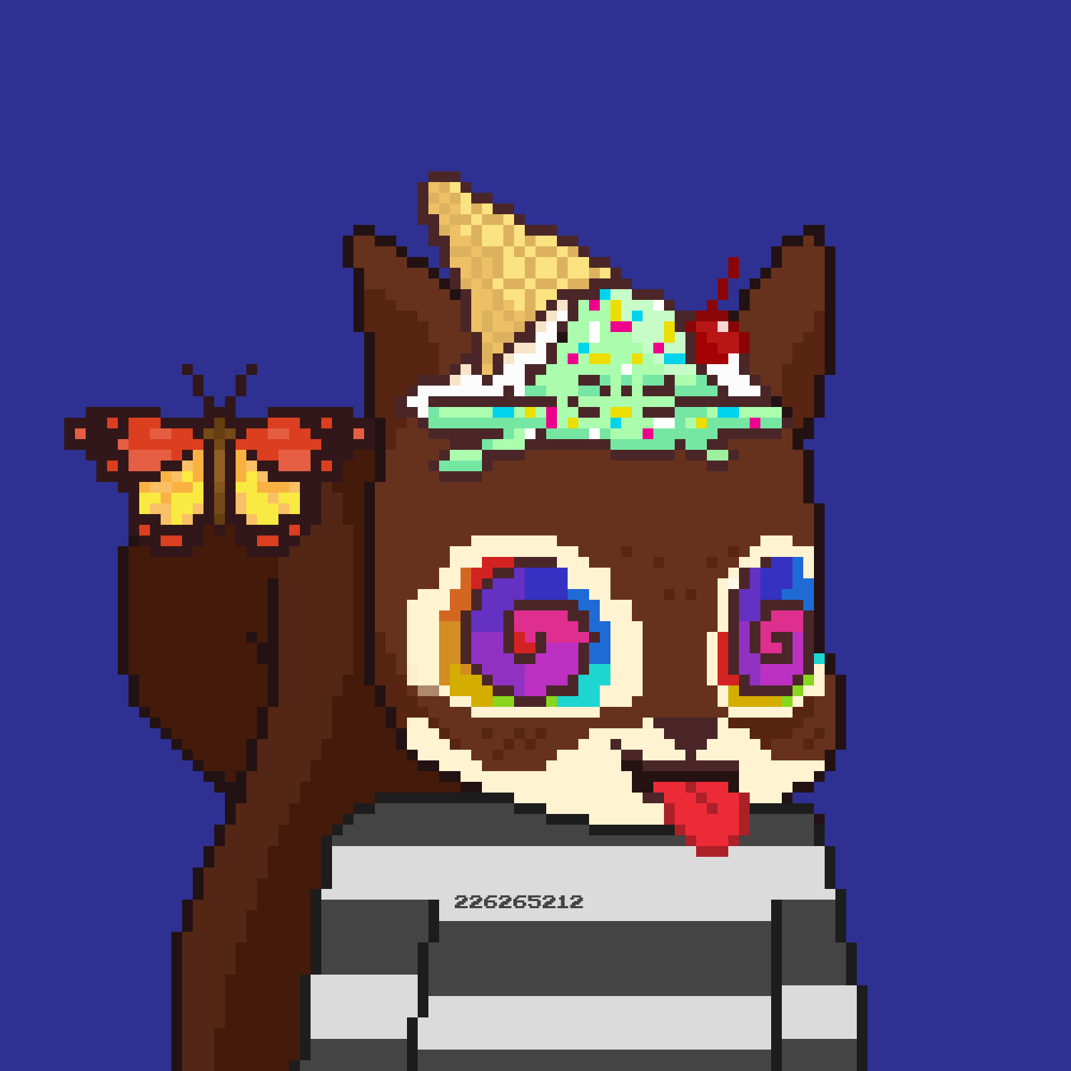 Pixel Squirrels #230 NFT on Algorand